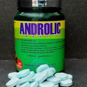 Androlic (Оксиметалон) от British Dragon (100 tab 50mg)